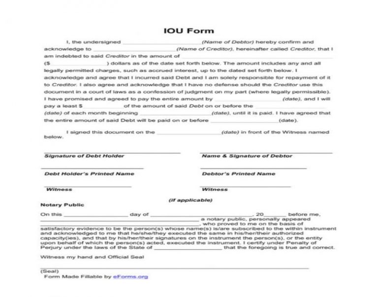 Iou Service IOU Templates | Rayness Analytica I Professional Services Marketplace