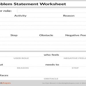 PROBLEM STATEMENT TEMPLATES