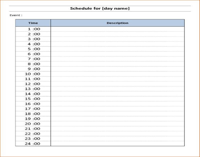 Hourly-schedule-templates-2 | Rayness Analytica I Professional Services Marketplace