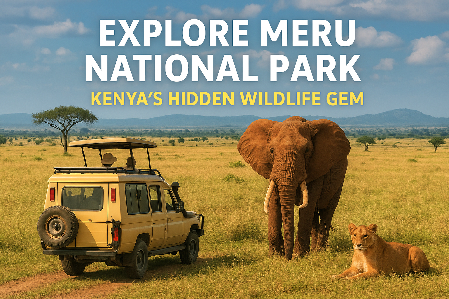 Meru National Park | Rayness Analytica I Professional Services Marketplace Meru National Park