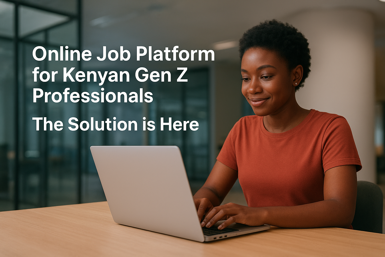 Online Job Platform for Kenyan Gen Z Professionals – The Solution is Here